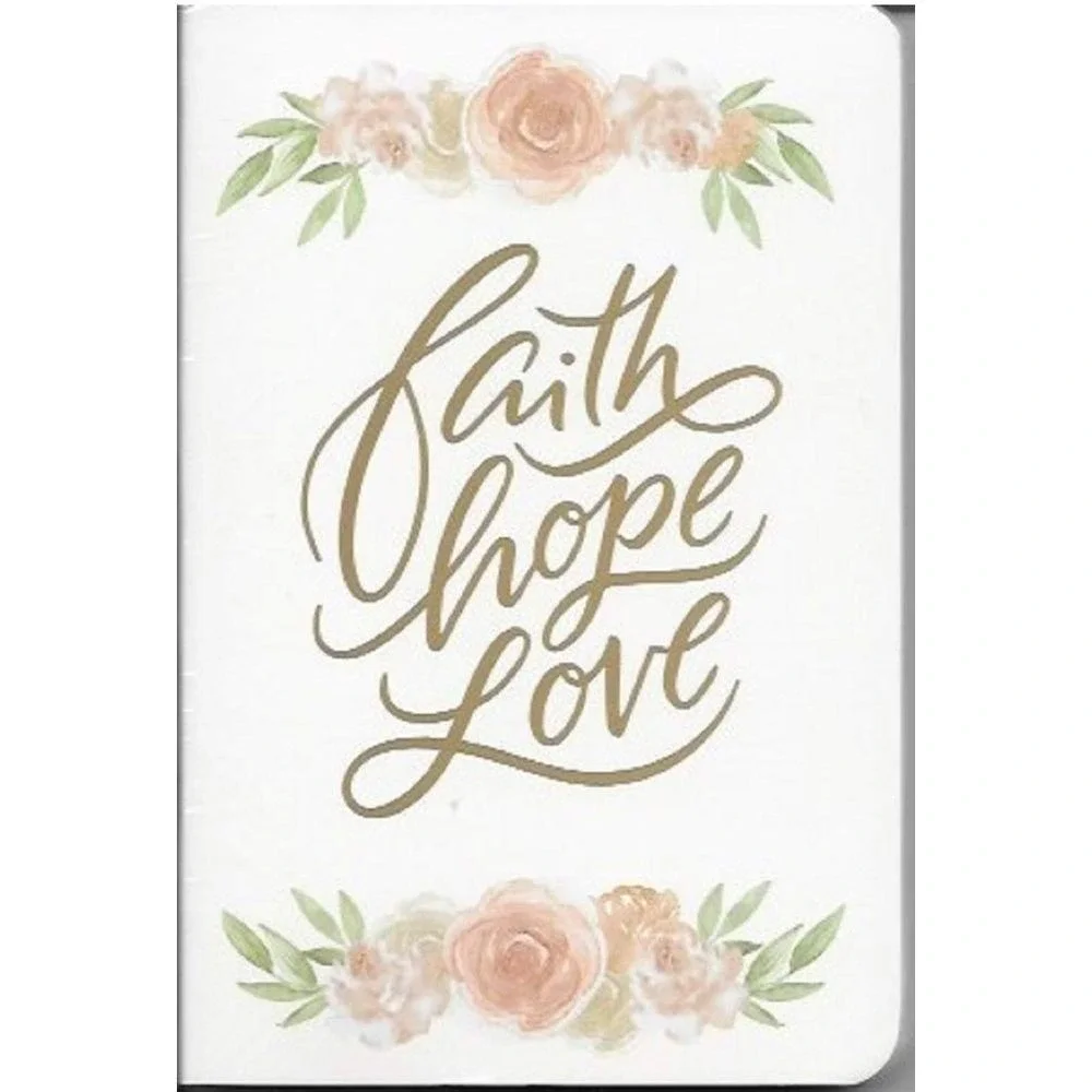Town Street Arts Faith Hope Love Set‎ of Three Lined Journals
